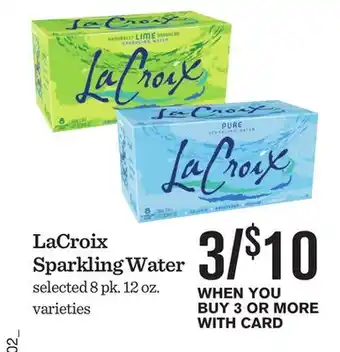 Mariano's LaCroix Sparkling Water offer