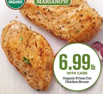Mariano's Organic Prime Cut Chicken Breast offer