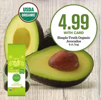 Mariano's Simple Truth Organic Avocados offer