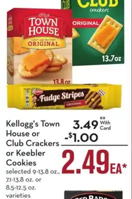 Mariano's Kellogg's Town House or Club Crackers or Keebler Cookies offer