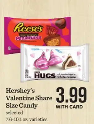 Mariano's Hershey's Valentine Share Size Candy offer