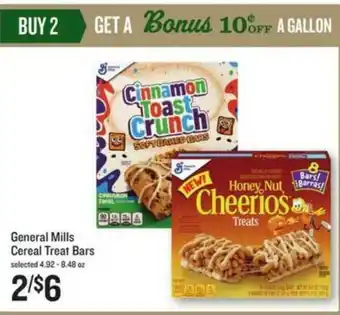 Lowes Foods General Mills Cereal Treat Bars offer