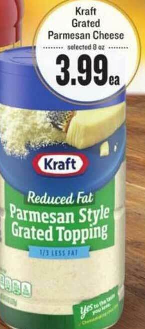 Lowes Foods Kraft Grated Parmesan Cheese offer