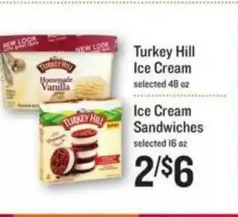 Lowes Foods Turkey Hill Ice Cream, Ice Cream Sandwiches offer