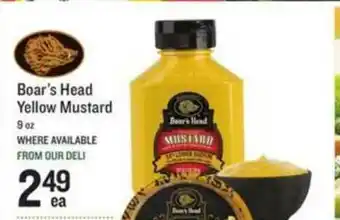 Lowes Foods Boar's Head Yellow Mustard offer