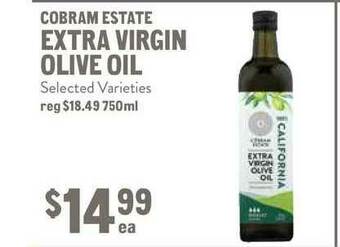 New Seasons Market Cobram Estate Extra Virgin Olive Oil offer