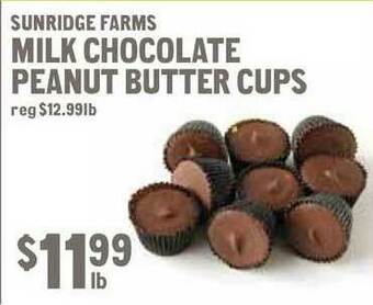 New Seasons Market Sunridge Farms Milk Chocolate Peanut Butter Cups offer