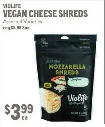 New Seasons Market Violife Vegan Cheese Shreds offer