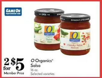 Pavilions O Organics Salsa offer