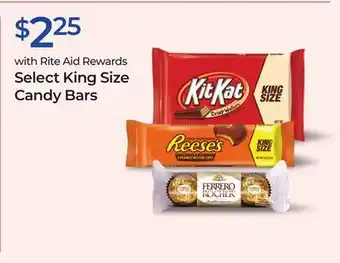 Rite Aid Select King Size Candy Bars offer
