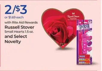 Rite Aid Russell Stover, and Select Novelty offer