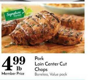 Pavilions Pork Loin Center Cut Chops offer