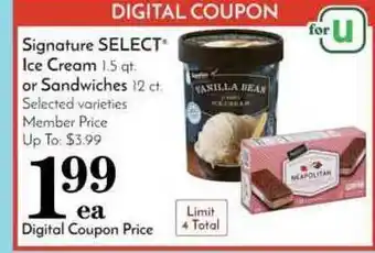 Pavilions Ice Cream Or Sandwiches offer