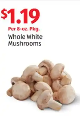 Aldi Whole White Mushrooms offer