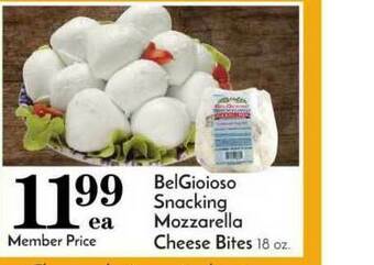 Pavilions Belgioioso Snacking Mozzarella Cheese Bites offer