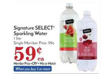Pavilions Sparkling Water offer