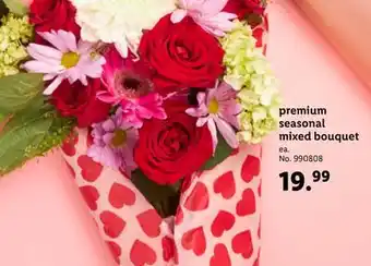 Lidl premium seasonal mixed bouquet offer