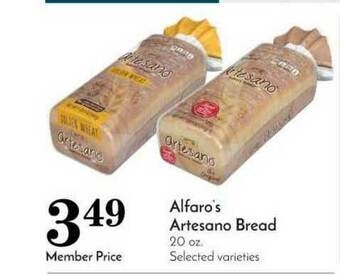 Pavilions Alfaro's Artesano Bread offer