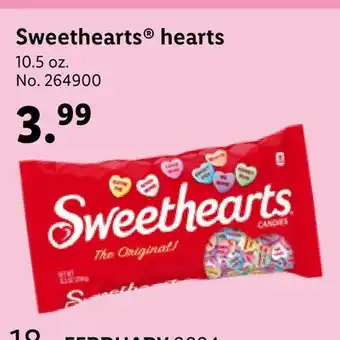 Lidl Sweethearts hearts offer