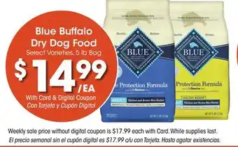 Ralphs Blue Buffalo Dry Dog Food offer