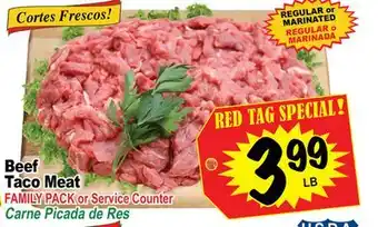 Superior Grocers Beef Taco Meat offer