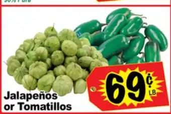 Superior Grocers Jalapeños or Tomatillos offer