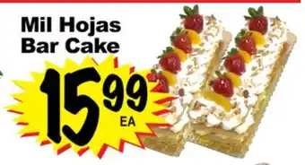 Superior Grocers Mil Hojas Bar Cake offer