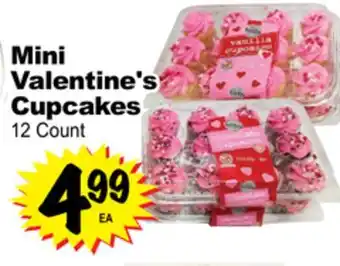 Superior Grocers Mini Valentine's Cupcakes offer