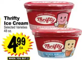 Superior Grocers Thrifty Ice Cream offer