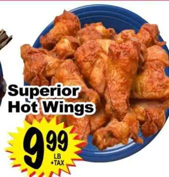 Superior Grocers Superior Hot Wings offer