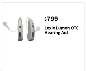Walgreens Lexie Lumen OTC Hearing Aid offer