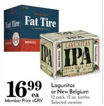 Pavilions Lagunitas Or New Belgium offer