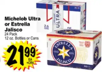Superior Grocers Michelob Ultra or Estrella Jalisco offer