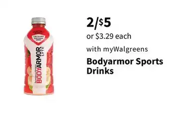 Walgreens Bodyarmor Sports Drinks offer