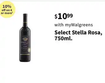 Walgreens Select Stella Rosa, 750ml offer