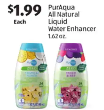 Aldi PurAqua All Natural Liquid Water Enhancer offer