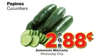 El Super Fresh Cucumbers offer