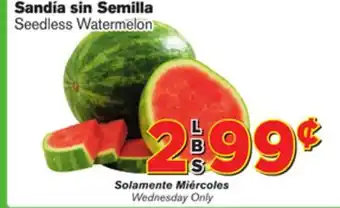 El Super Fresh Seedless Watermelon offer
