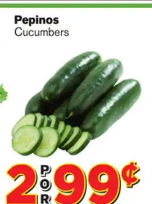 El Super Fresh Pepinos Cucumbers offer