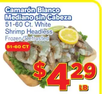 El Super Fresh White Shrimp offer