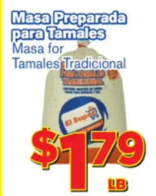 El Super Fresh Masa for Tamales Tradicional offer