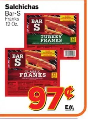 El Super Fresh Bar-S Franks offer