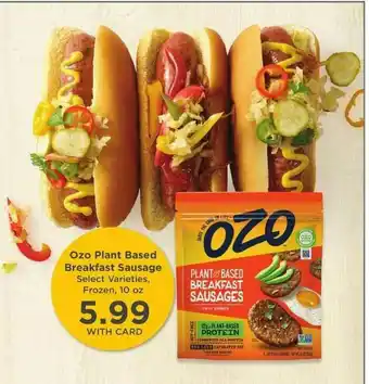Ozo Plant Based Breakfast Sausage