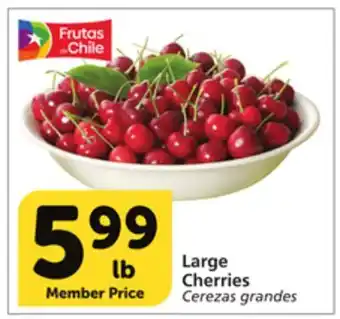 Albertsons Large Cherries offer