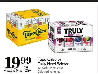Pavilions Topo Chico or Truly Hard Seltzer offer