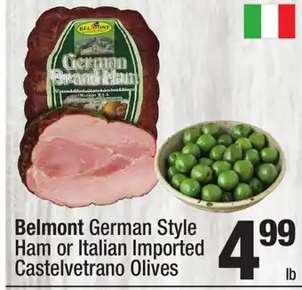 Super King Markets Belmont German Style Ham or Italian Imported Castelvetrano Olives offer