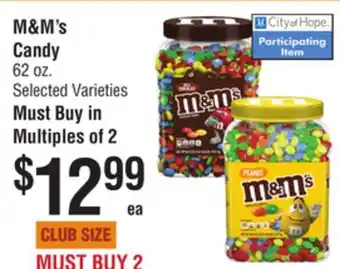 Smart & Final M&M's Candy offer