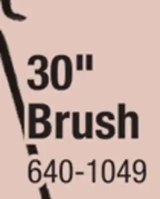 Menards 30 Brush offer