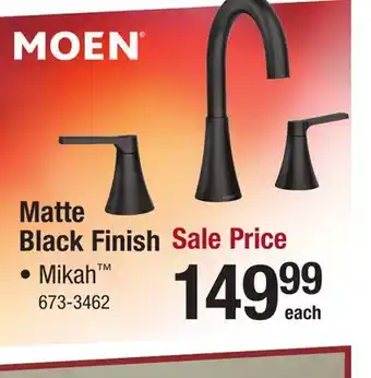 Menards Matte Black Finish offer