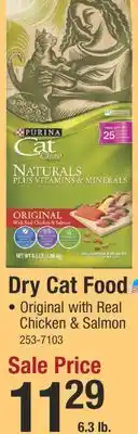 Menards Dry Cat Food offer